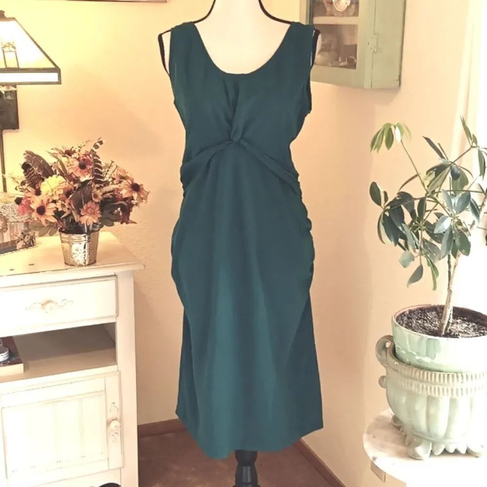 Old Navy Maternity Elegant Teal Dress.